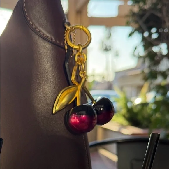 Cherry Bag Charm - Picture 2 of 2
